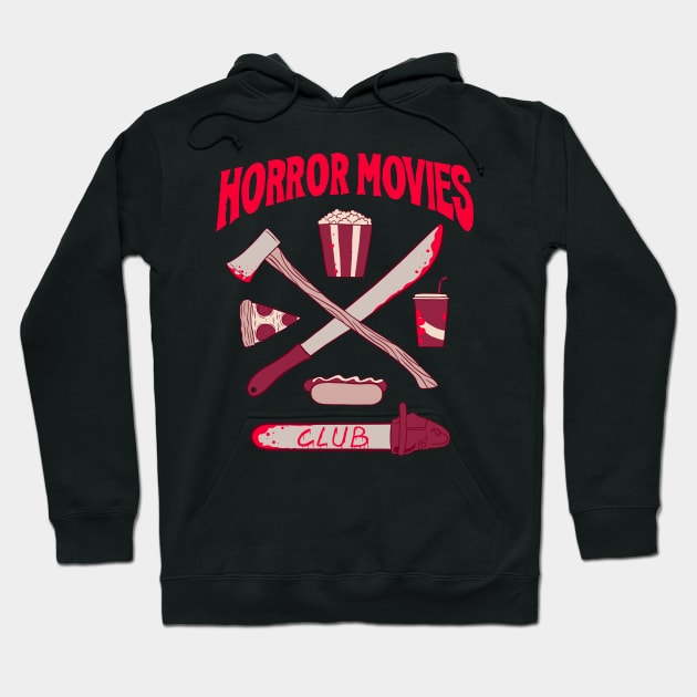 Horror Movies Club Hoodie by Sachpica